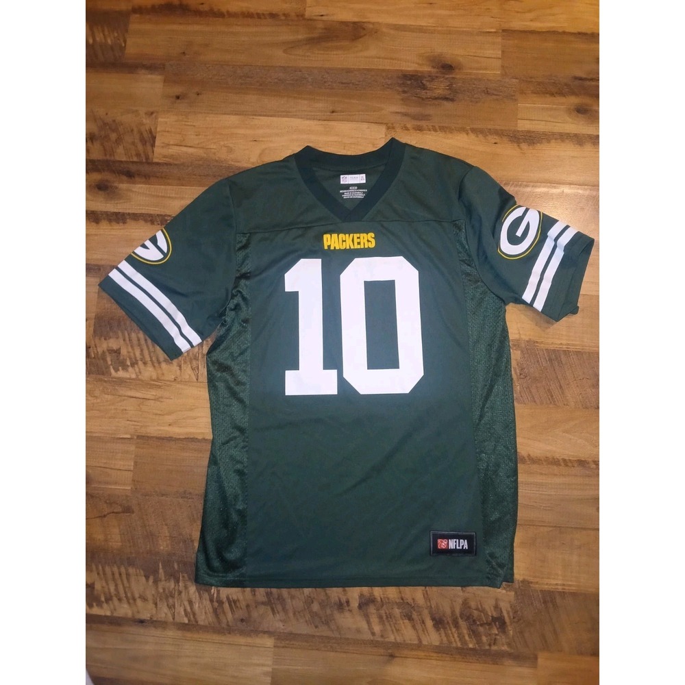 Green Bay Packers Jordan Love #10 Men's Medium NFL Jersey Green NWOT